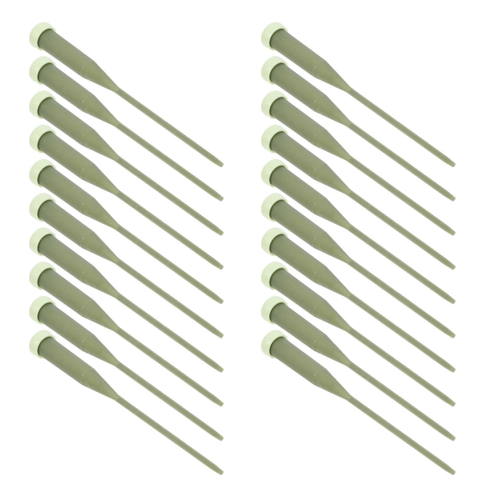 Florist Supply Shop - 150 stuks plastic bloemwaterbuizen, groen, voor