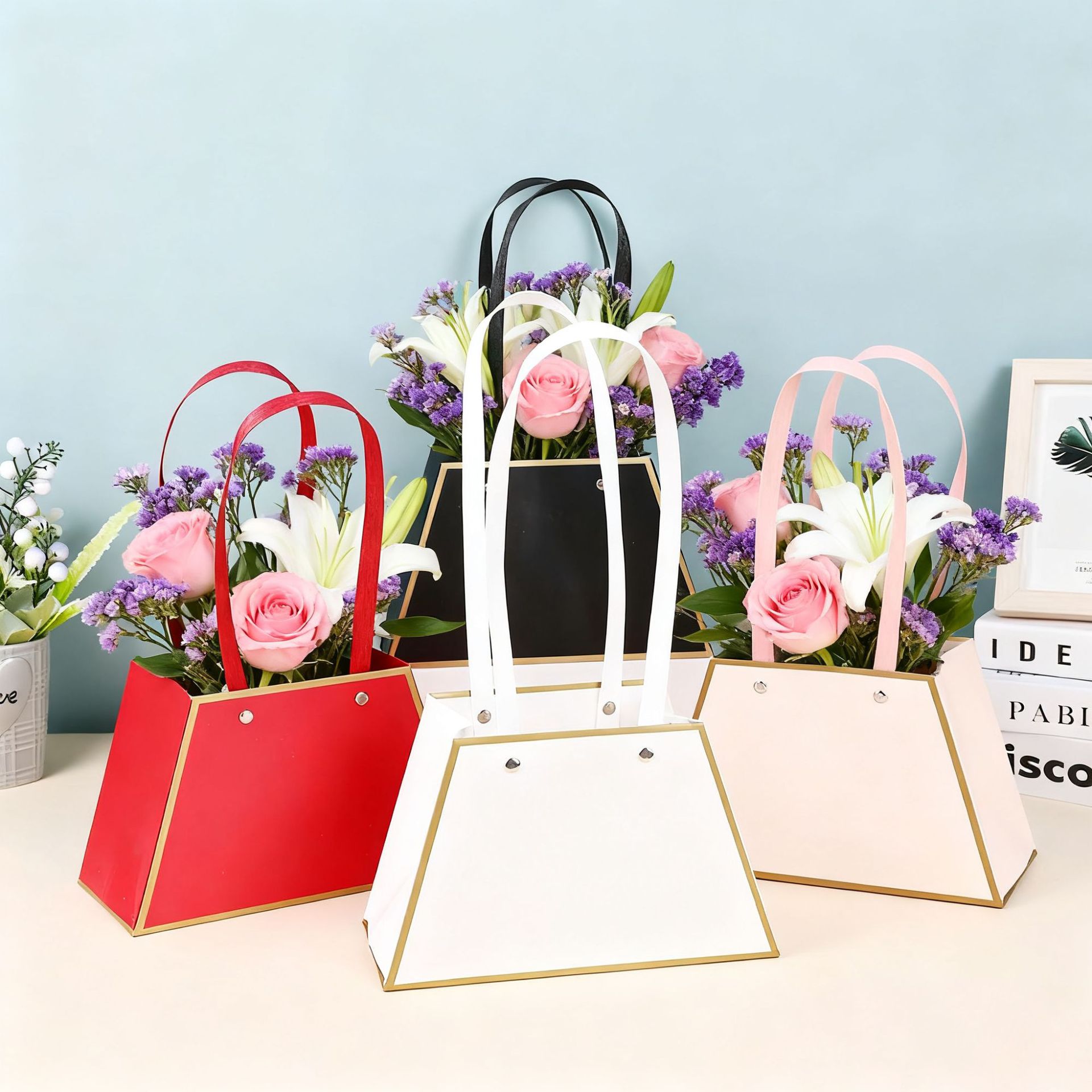 Florist Supply House - 10/20 STUKS DIY Bloemen Geschenkdoos Trapeziumvormige