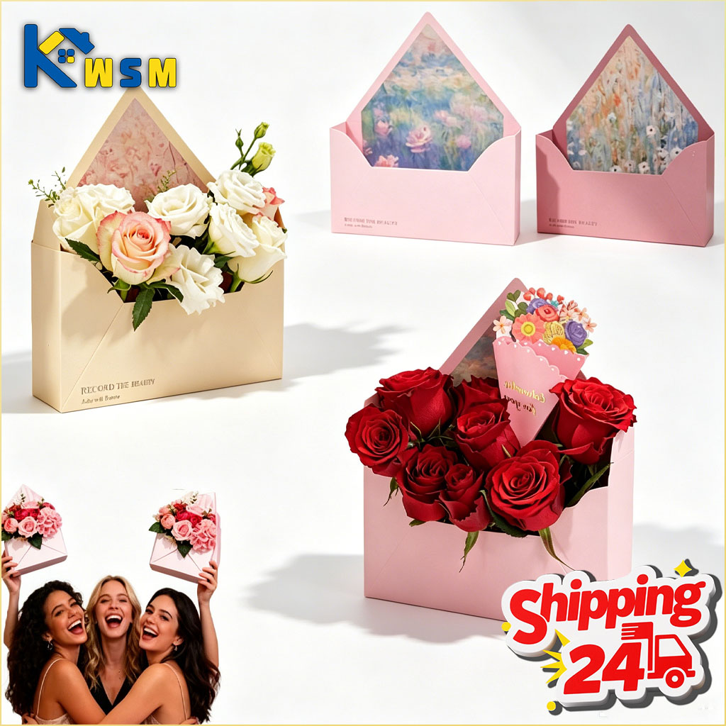 Florist Supply Shop - 5-20PCS Valentijn Envelop Bloembak voor Boeketverpakkingen