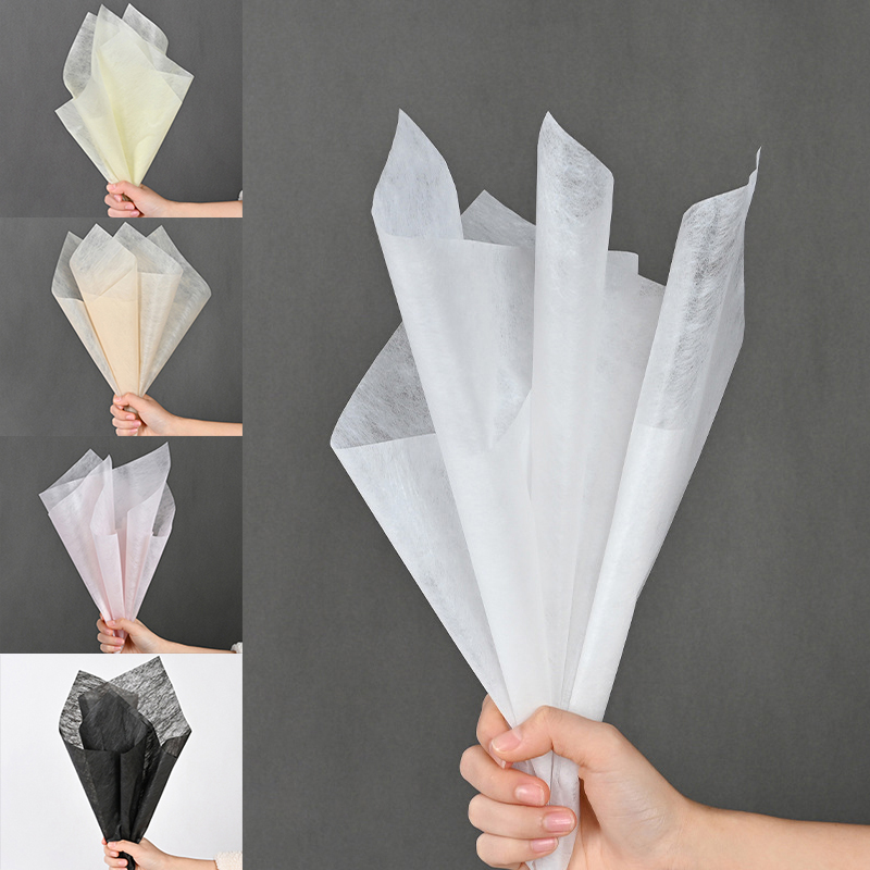 Florist Supply Shop - Inpakpapier Zacht Melkachtig Katoenen Omslagpapier Bloemenwinkel