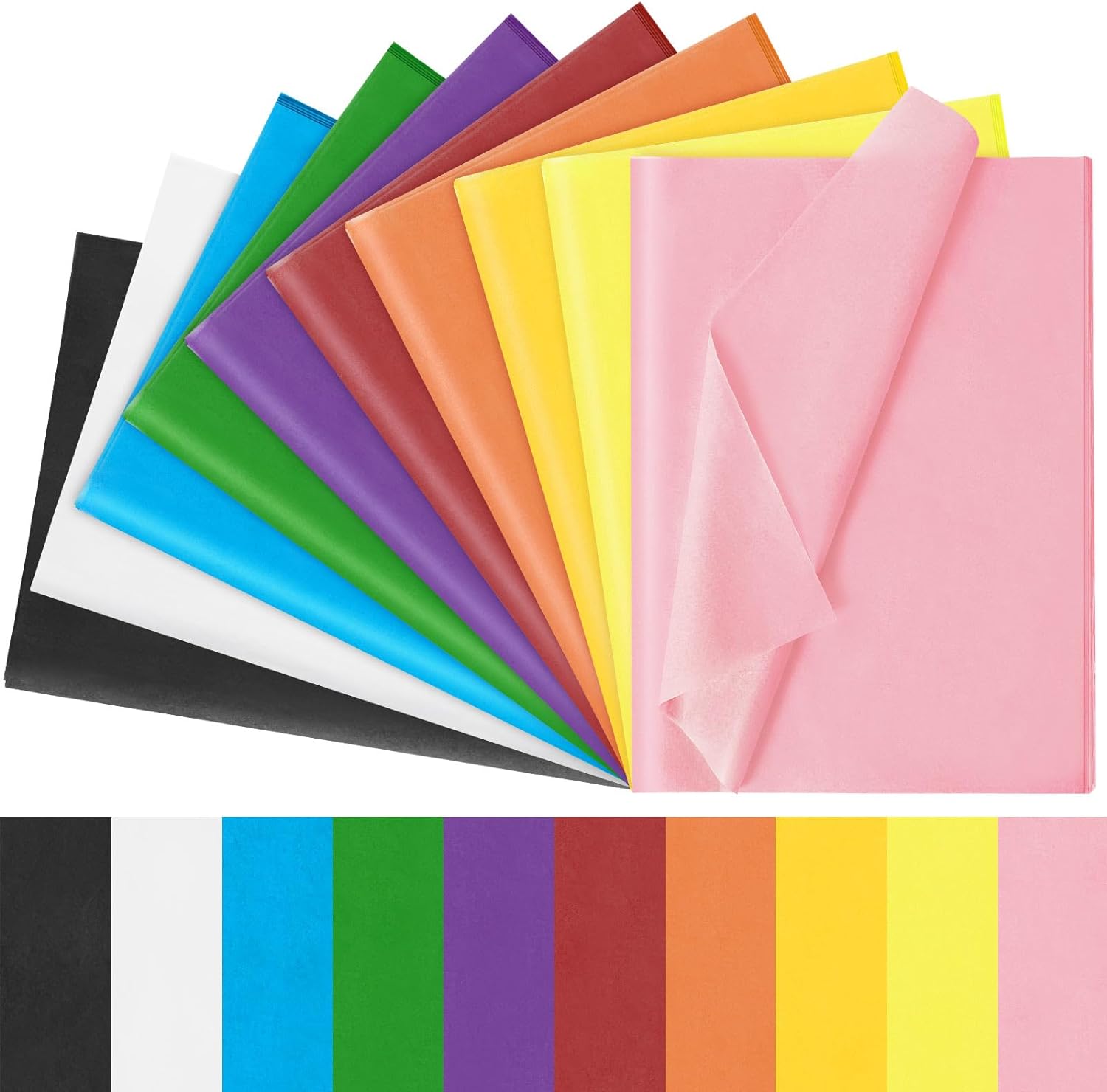 Flower Wrap Kraft - 10 Stuks 50*66 Cm Kleur Tissuepapier