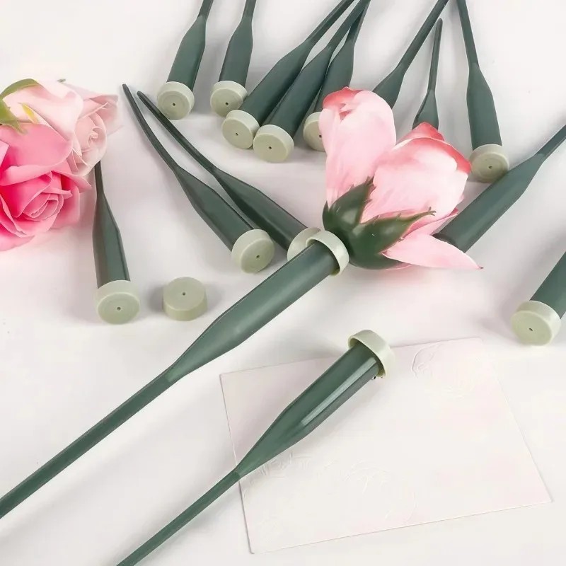 Quality Florist Supply - topkwaliteit 60 stuks bloemenwaterbuizen met rubberen