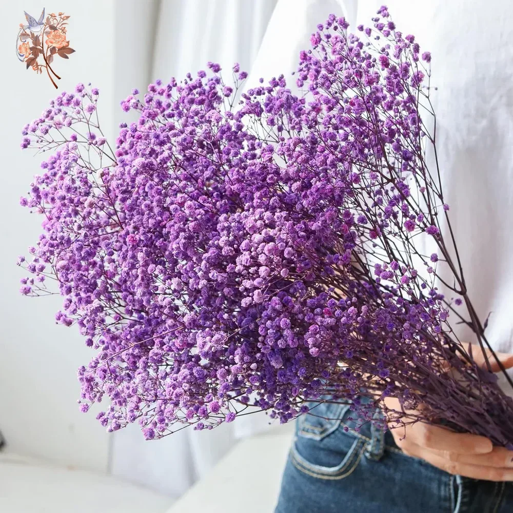 Real Touch Paarse Gypsophile 8 - Baby Breath Dried recensie en prijs