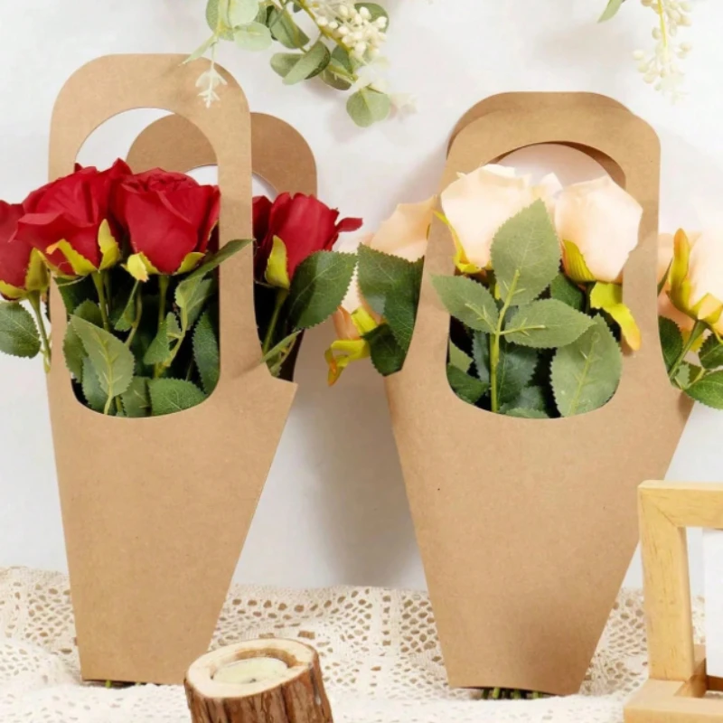Kraft bloemenzak, handtas, dra - Florist Supply House recensie en prijs
