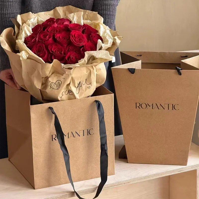 Kraftpapieren bloemen draagtas - Florist Supply House recensie en prijs