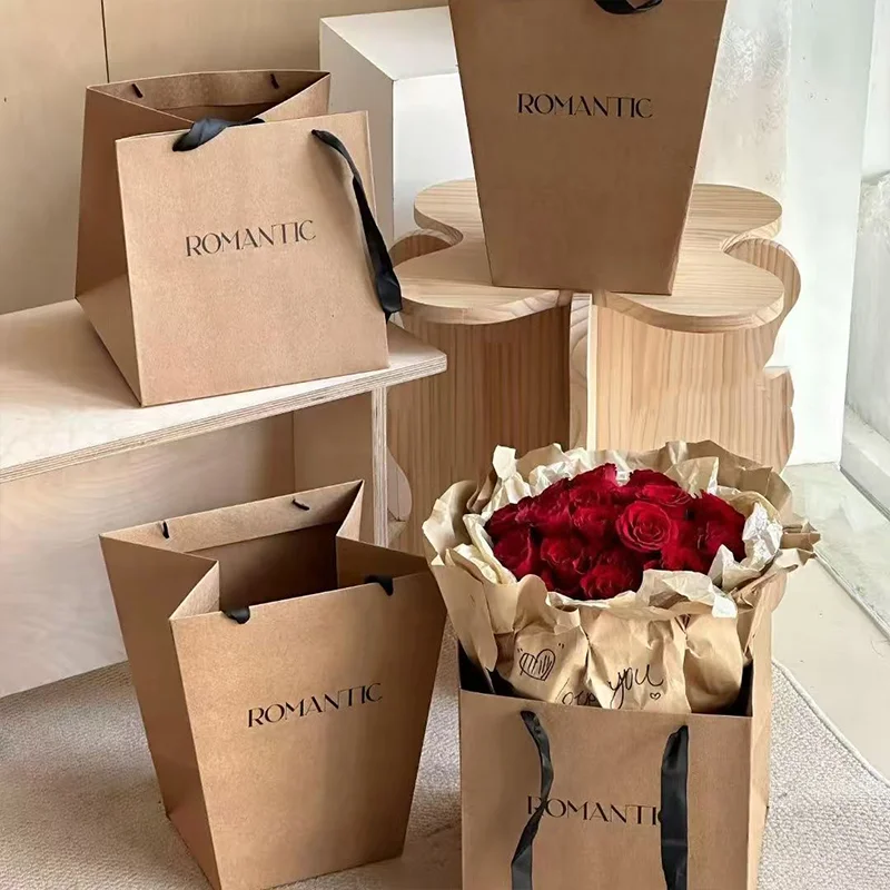 Kraftpapieren bloemen draagtas - Florist Supply House recensie en prijs