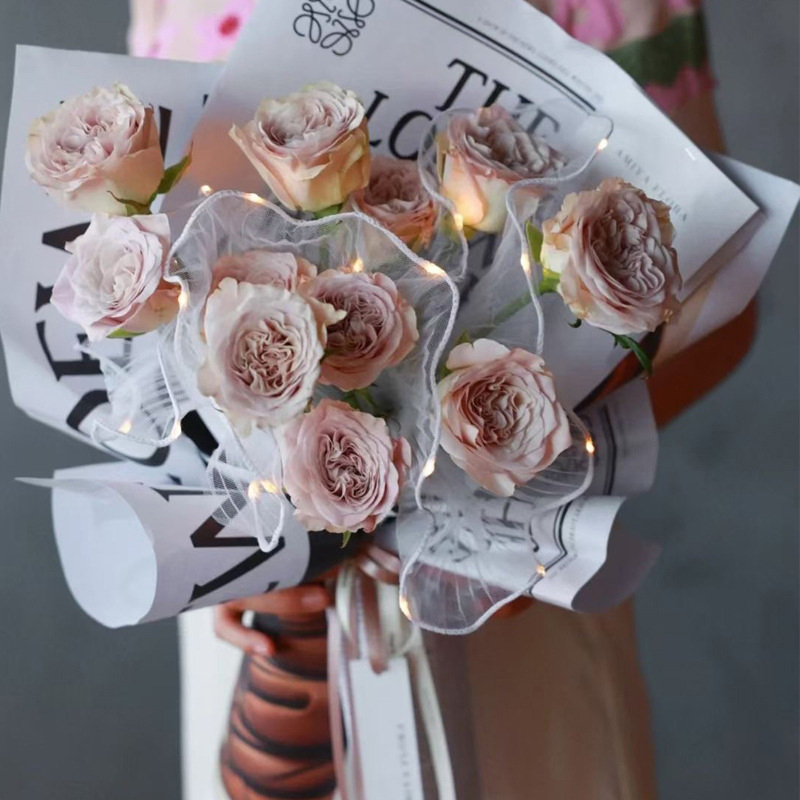 1 stks LED bloem inpakpapier m - Flower Wrap Kraft recensie en prijs